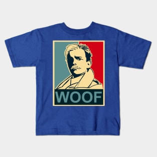 Lord Flashheart - Woof Woof Quote Kids T-Shirt